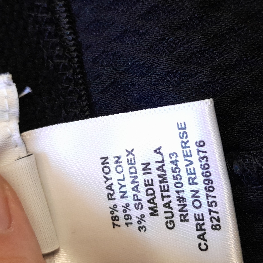 Elle black straight skirt size M - Picture 7 of 8